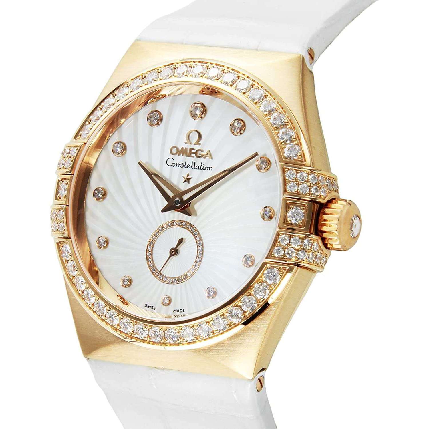 OMEGA CONSTELLATION CO‑AXIAL SMALL SECONDS 35 MM WOMEN WATCH 123.58.35.20.55.001 - ROOK JAPAN
