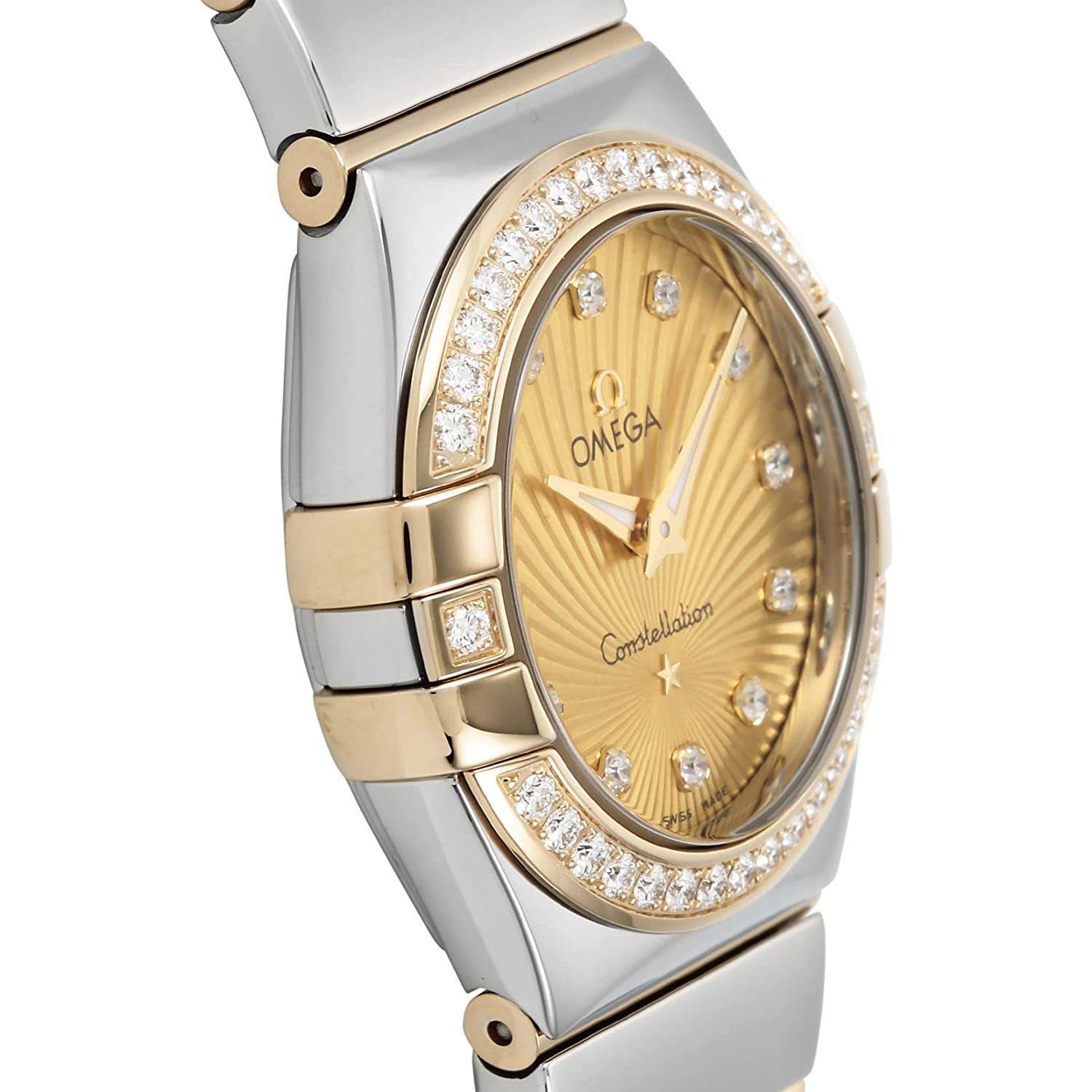 ROOK JAPAN:OMEGA CONSTELLATION QUARTZ 26.5 MM WOMEN WATCH 123.25.27.60.58.002,Luxury Watch,Omega