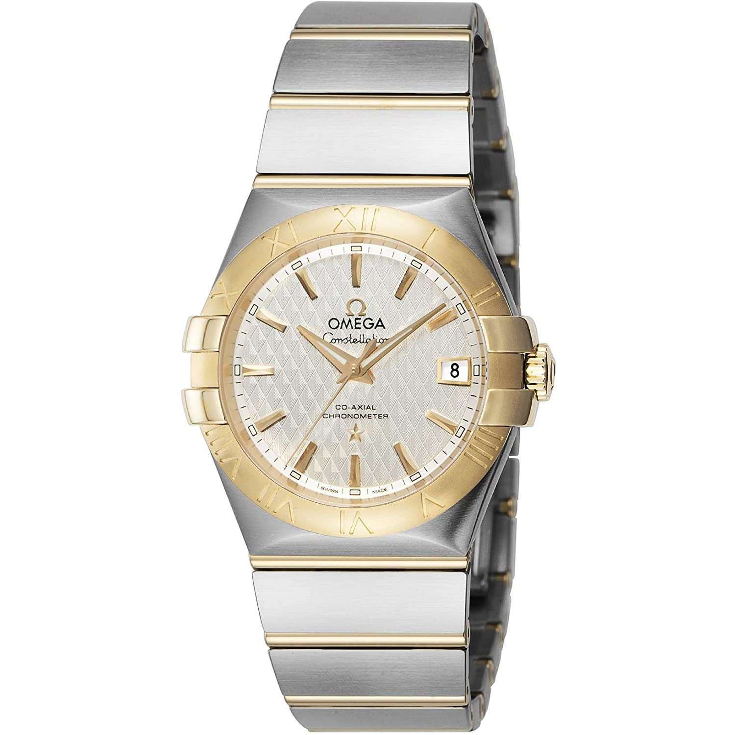 ROOK JAPAN:OMEGA CONSTELLATION CO-AXIAL CHRONOMETER 35 MM MEN WATCH 123.20.35.20.02.006,Luxury Watch,Omega