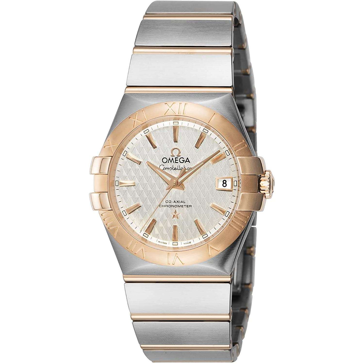 ROOK JAPAN:OMEGA CONSTELLATION CO-AXIAL CHRONOMETER 35 MM MEN WATCH 123.20.35.20.02.005,Luxury Watch,Omega