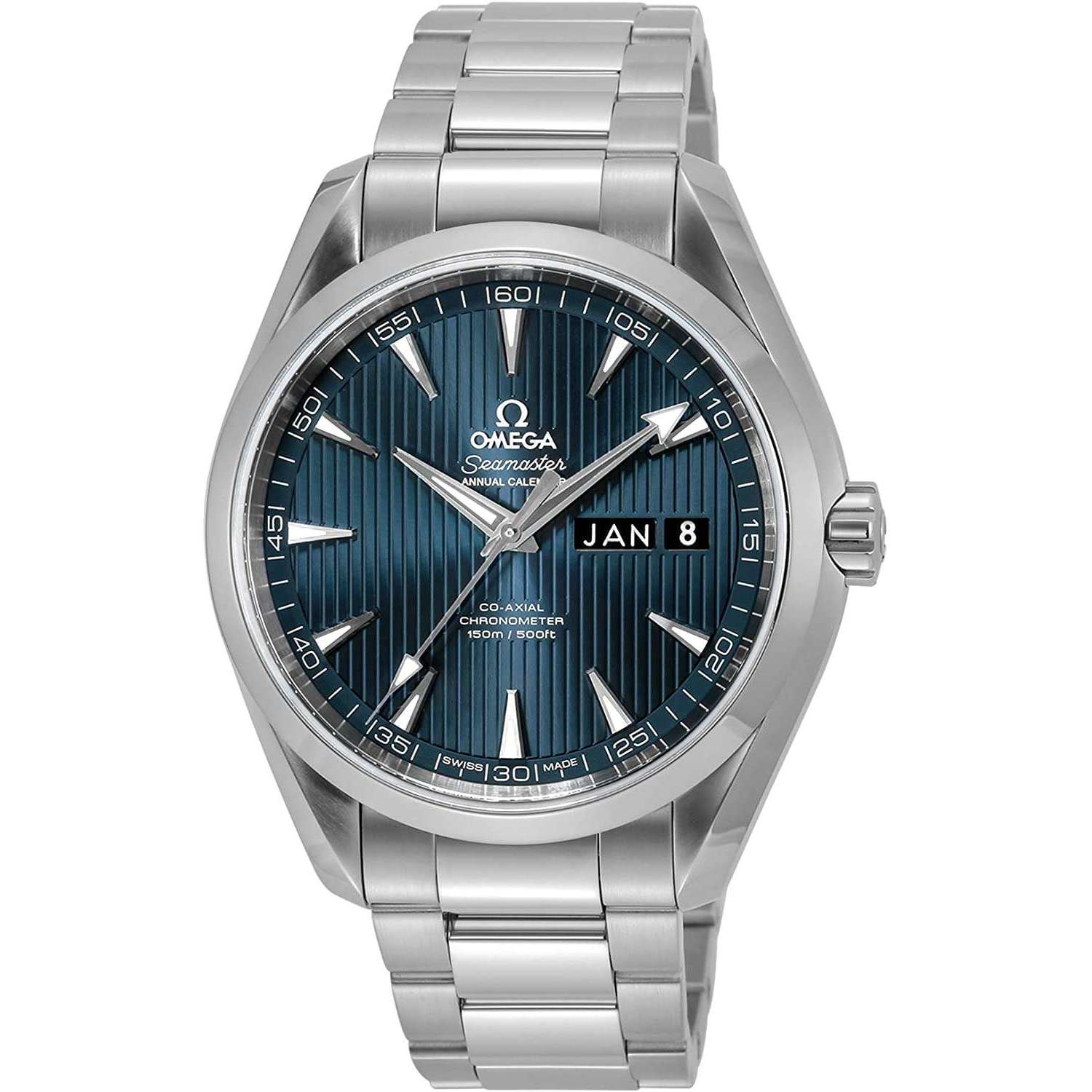 ROOK JAPAN:OMEGA SEAMASTER ANNUAL CALENDAR CO-AXIAL CHRONOMETER 41 MM MEN WATCH 231.10.43.22.03.002,Luxury Watch,Omega