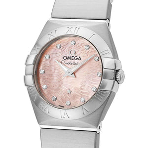 ROOK JAPAN:OMEGA CONSTELLATION QUARTZ 24 MM WOMEN WATCH 123.10.24.60.57.002,Luxury Watch,Omega