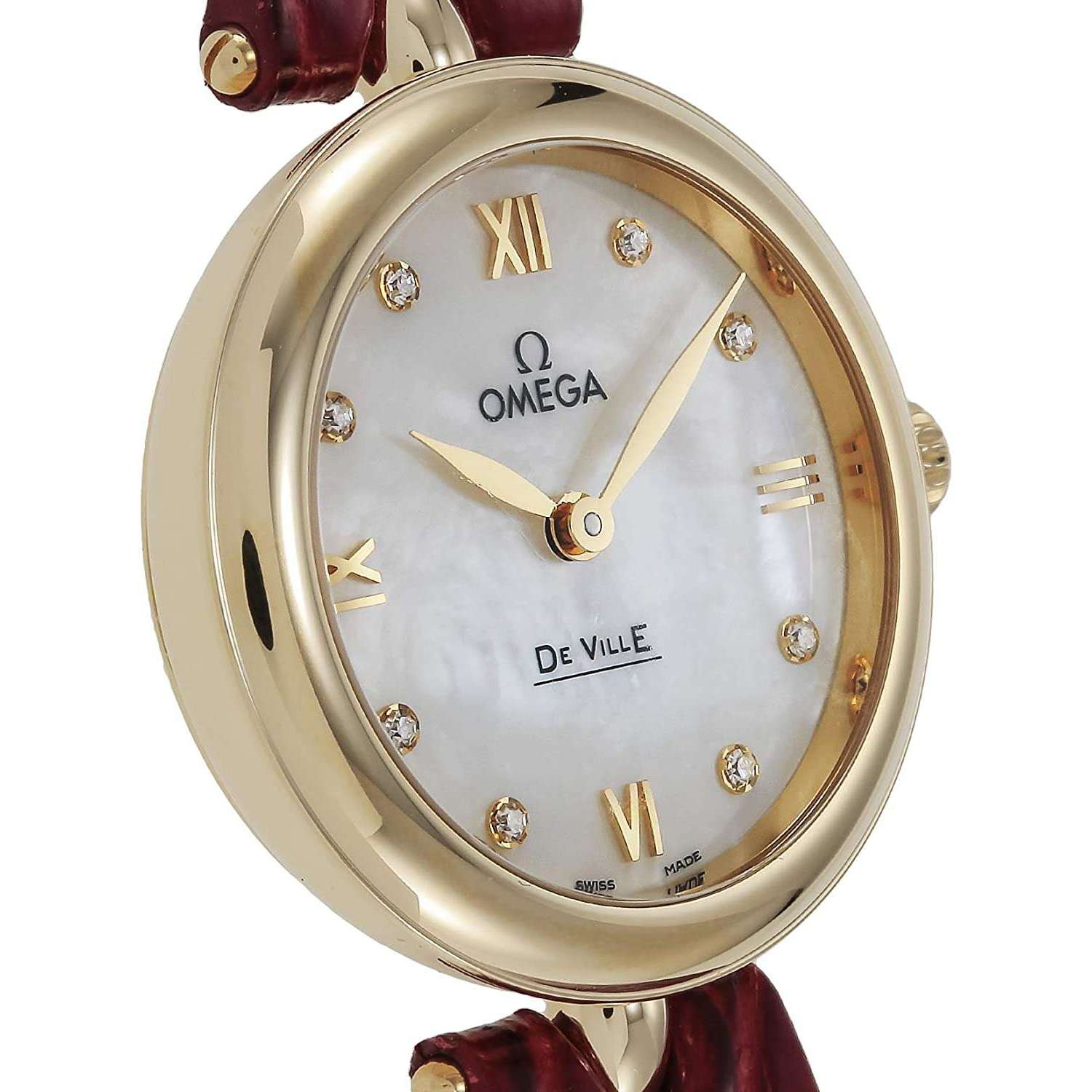 ROOK JAPAN:OMEGA DE VILLE 27 MM WOMEN WATCH 424.53.27.60.55.001,Luxury Watch,Omega