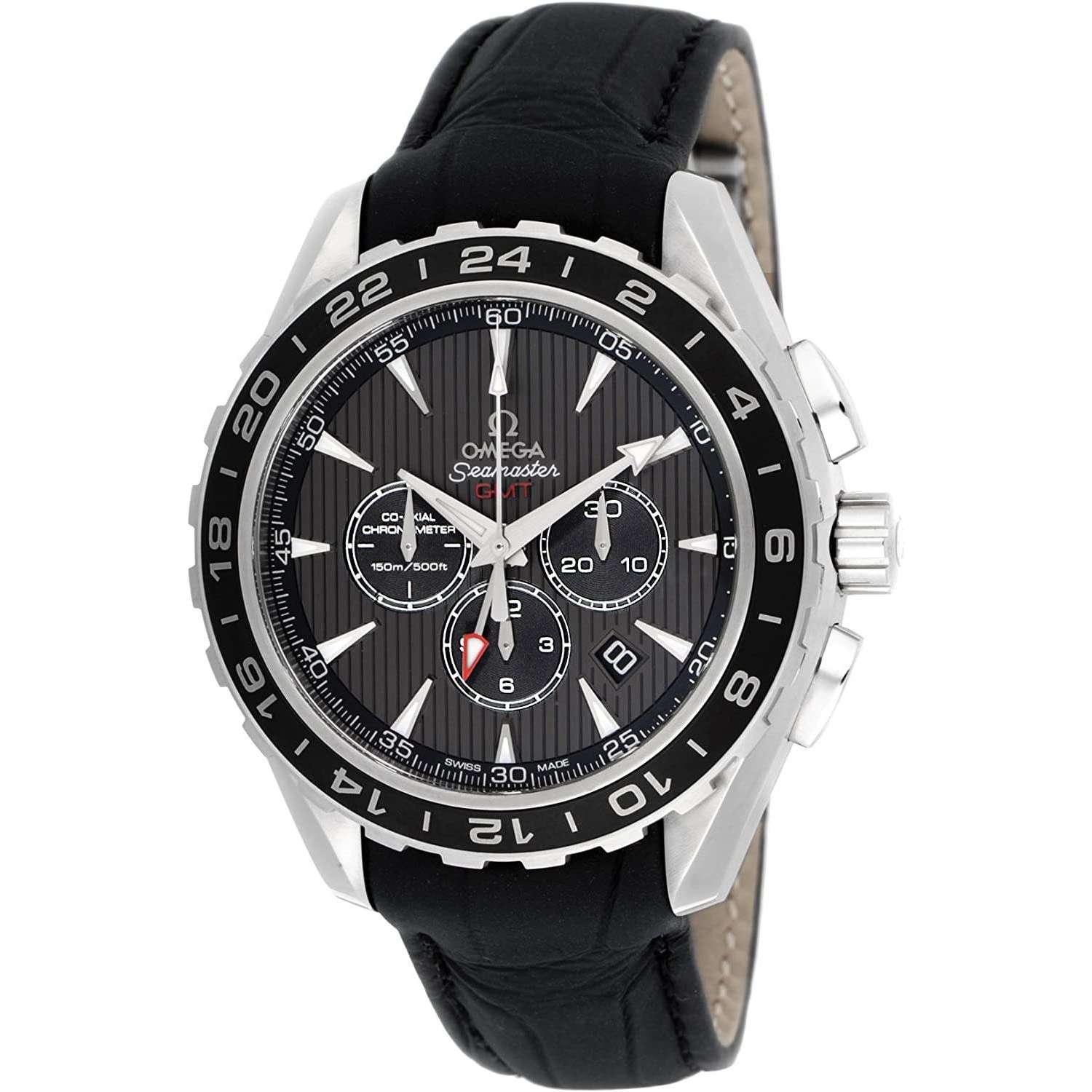 ROOK JAPAN:OMEGA SEAMASTER GMT CO-AXIAL CHRONOMETER 44 MM MEN WATCH 231.13.44.52.06.001,Luxury Watch,Omega