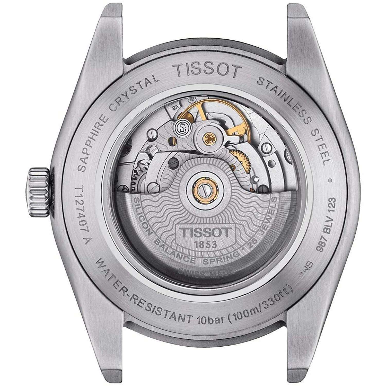 ROOK JAPAN:TISSOT GENTLEMAN POWERMATIC 80 SILICIUM 40 MM MEN WATCH T1274071104100,Luxury Watch,Tissot Gentleman