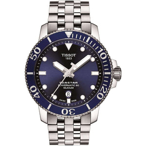 ROOK JAPAN:TISSOT SEASTAR POWERMATIC 80 SILICIUM 43 MM MEN WATCH T1204071104101,Luxury Watch,Tissot Seastar