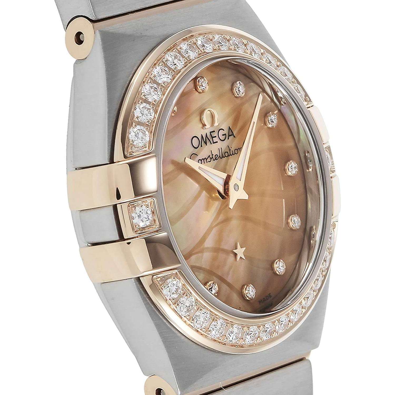 ROOK JAPAN:OMEGA CONSTELLATION QUARTZ 23.5 MM WOMEN WATCH 123.25.24.60.57.002,Luxury Watch,Omega