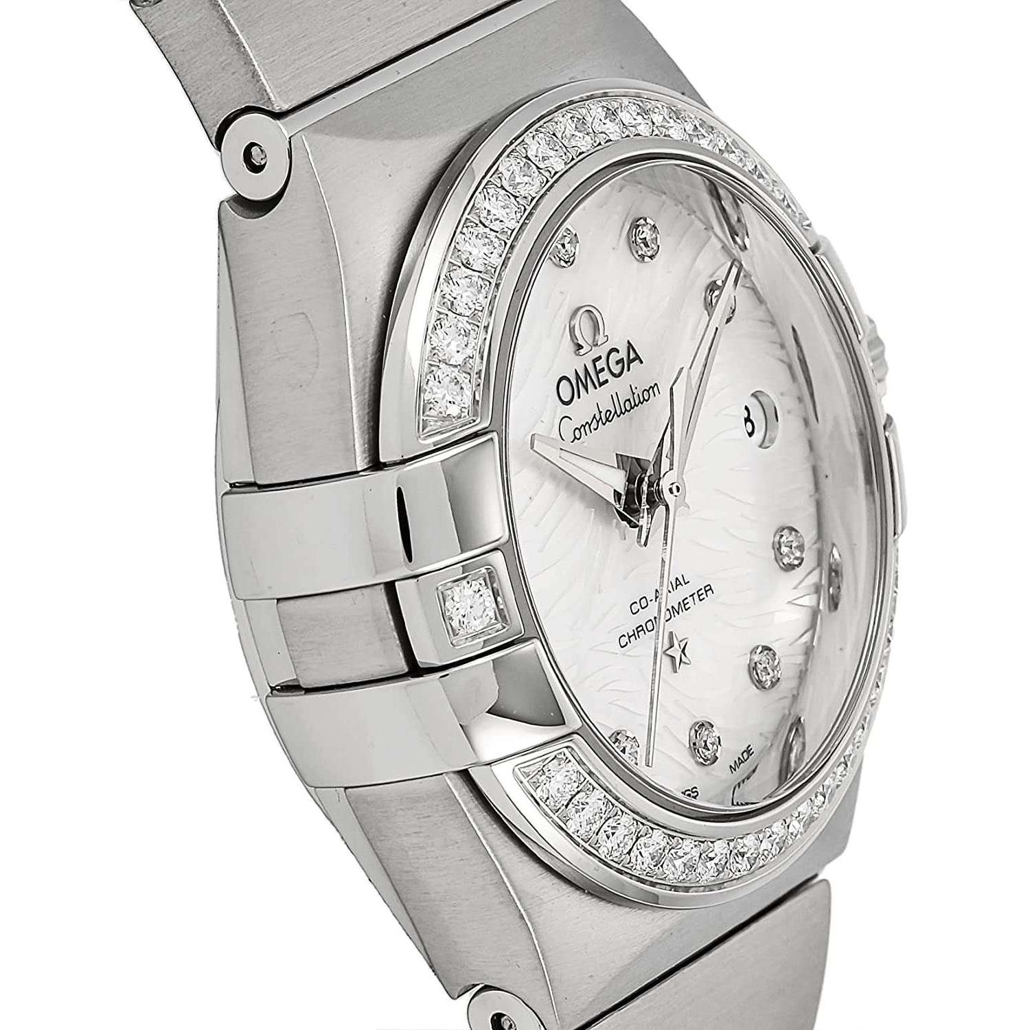 ROOK JAPAN:OMEGA CONSTELLATION CO-AXIAL CHRONOMETER 27 MM WOMEN WATCH 123.15.27.20.55.003,Luxury Watch,Omega