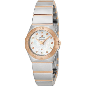 ROOK JAPAN:OMEGA CONSTELLATION QUARTZ 24 MM WOMEN WATCH 123.20.24.60.55.007,Luxury Watch,Omega