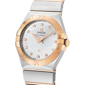 ROOK JAPAN:OMEGA CONSTELLATION QUARTZ 24 MM WOMEN WATCH 123.20.24.60.55.007,Luxury Watch,Omega