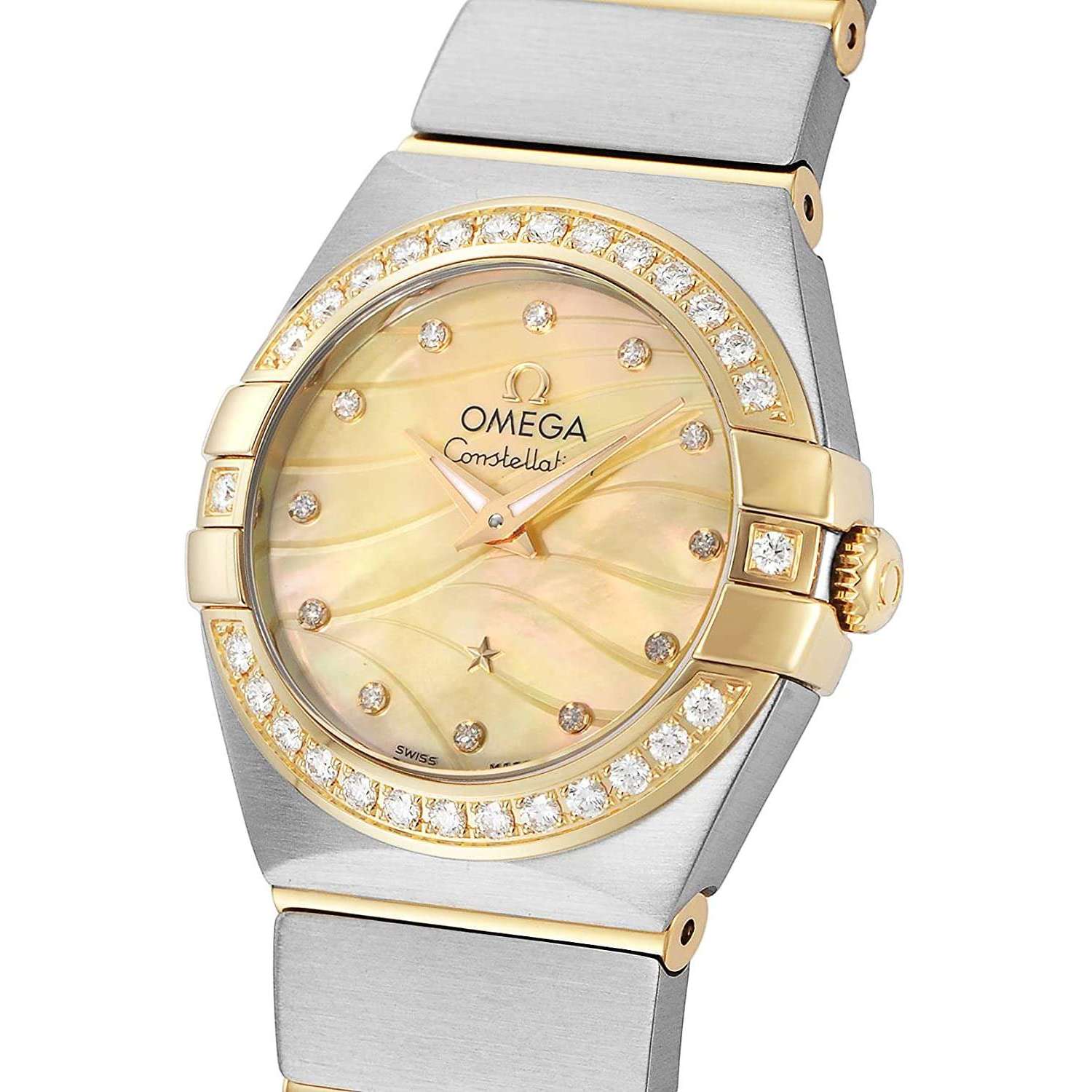 ROOK JAPAN:OMEGA CONSTELLATION QUARTZ 23.5 MM WOMEN WATCH 123.25.24.60.57.001,Luxury Watch,Omega