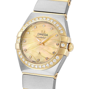 ROOK JAPAN:OMEGA CONSTELLATION QUARTZ 23.5 MM WOMEN WATCH 123.25.24.60.57.001,Luxury Watch,Omega