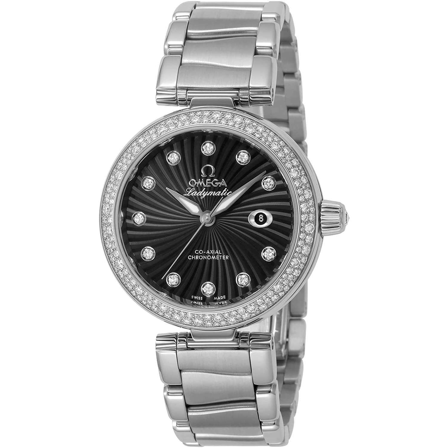 ROOK JAPAN:OMEGA DE VILLE LADYMATIC C0-AXIAL CHRONOMETER 34 MM WOMEN WATCH 425.35.34.20.51.001,Luxury Watch,Omega