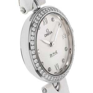 ROOK JAPAN:OMEGA DE VILLE QUARTZ 27 MM WOMEN WATCH 424.18.27.60.55.001,Luxury Watch,Omega