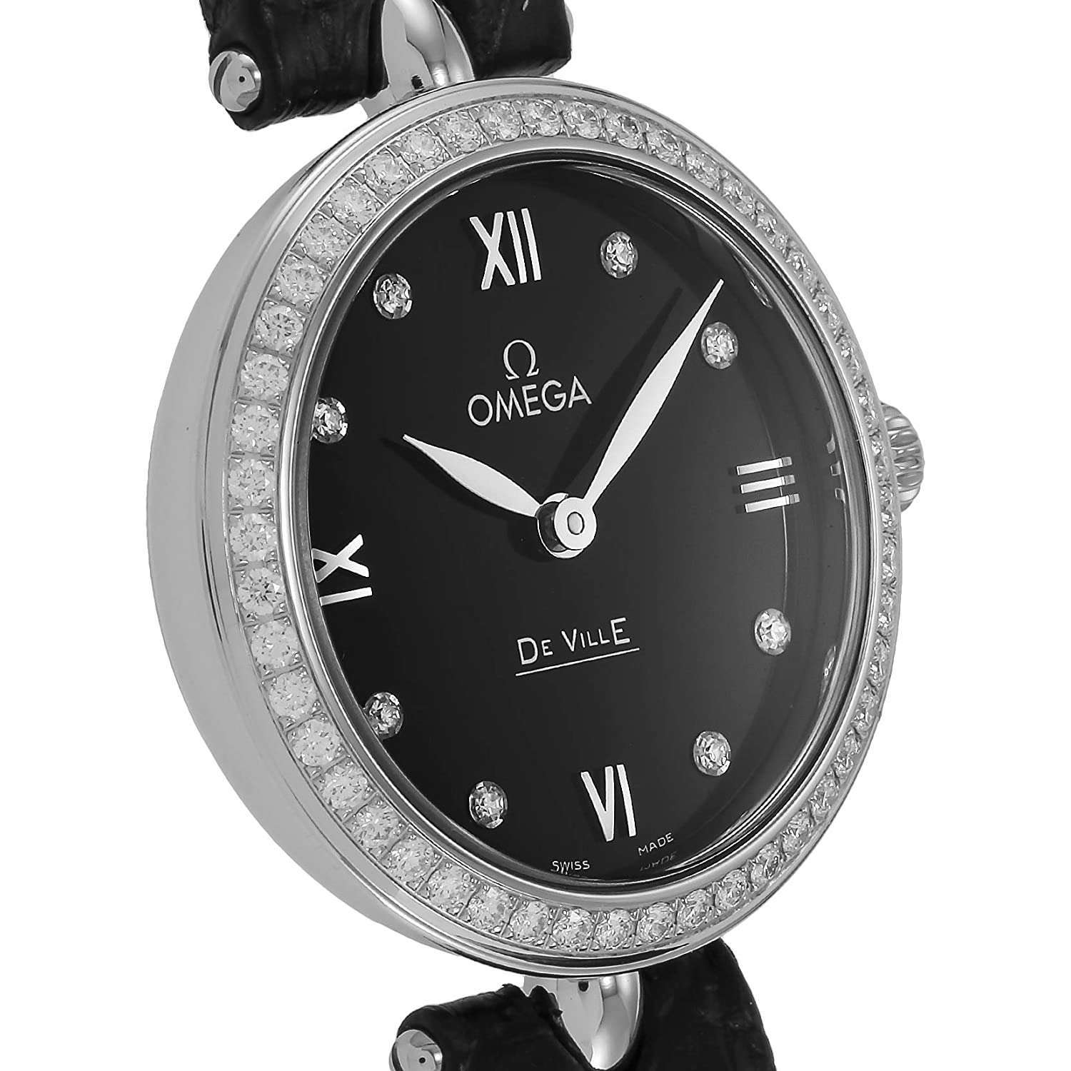 ROOK JAPAN:OMEGA DE VILLE QUARTZ 27.5 MM WOMEN WATCH 424.18.27.60.51.001,Luxury Watch,Omega