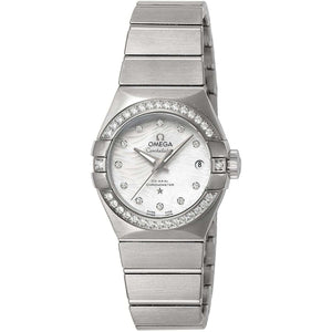 ROOK JAPAN:OMEGA CONSTELLATION CO-AXIAL CHRONOMETER 27 MM WOMEN WATCH 123.15.27.20.55.003,Luxury Watch,Omega