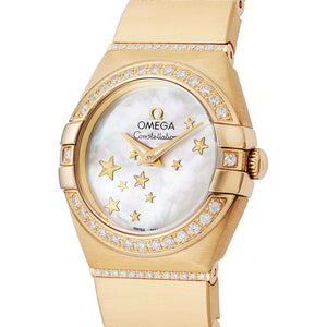 ROOK JAPAN:OMEGA CONSTELLATION QUARTZ 24 MM WOMEN WATCH 123.55.24.60.05.002,Luxury Watch,Omega