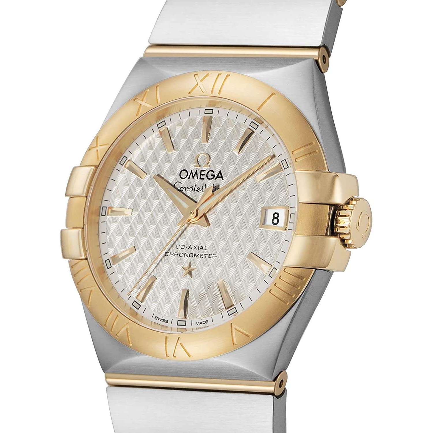 ROOK JAPAN:OMEGA CONSTELLATION CO-AXIAL CHRONOMETER 35 MM MEN WATCH 123.20.35.20.02.006,Luxury Watch,Omega