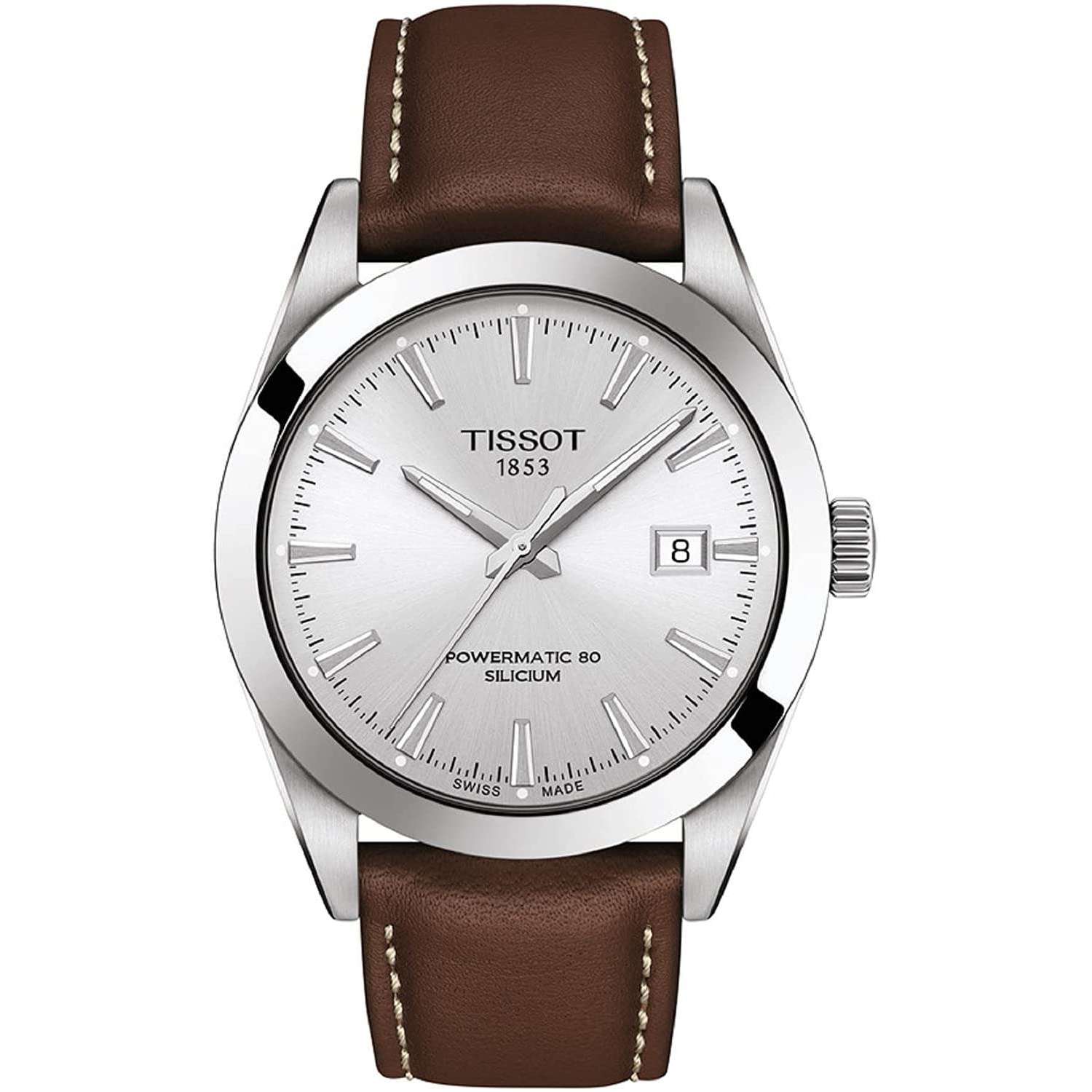 ROOK JAPAN:TISSOT GENTLEMAN POWERMATIC 80 SILICIUM 40 MM MEN WATCH T1274071603100,Luxury Watch,Tissot Gentleman