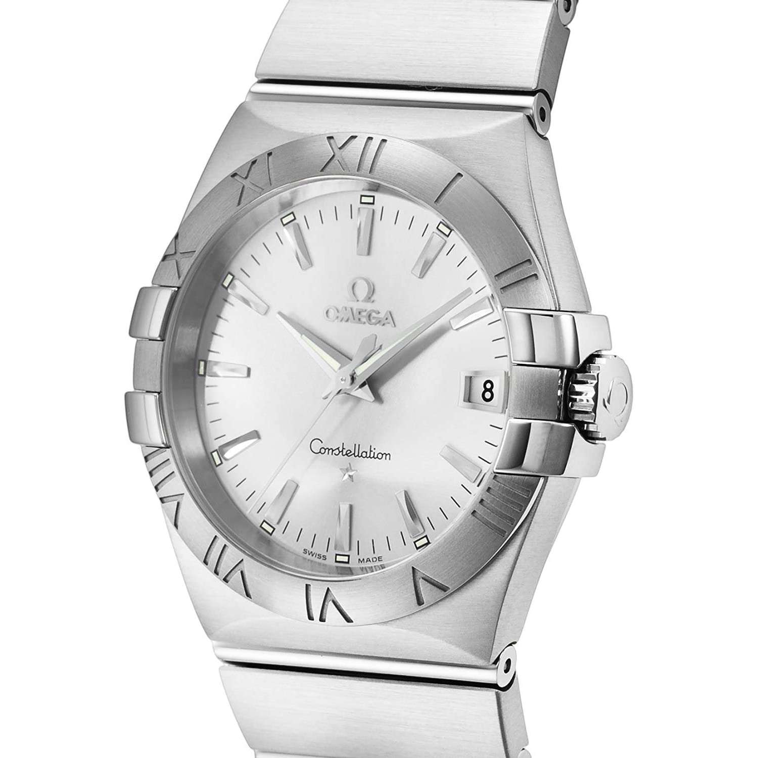 ROOK JAPAN:OMEGA CONSTELLATION QUARTZ 35 MM MEN WATCH 123.10.35.60.02.001,Luxury Watch,Omega