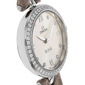 ROOK JAPAN:OMEGA DE VILLE QUARTZ 27 MM WOMEN WATCH 424.18.27.60.52.001,Luxury Watch,Omega