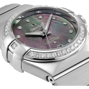 ROOK JAPAN:OMEGA CONSTELLATION CO-AXIAL CHRONOMETER 28 MM WOMEN WATCH 123.15.27.20.57.003,Luxury Watch,Omega