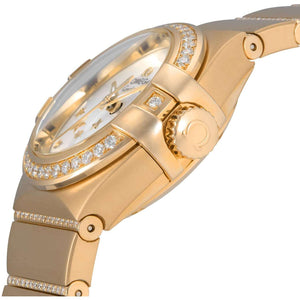 ROOK JAPAN:OMEGA CONSTELLATION CO‑AXIAL CHRONOMETER 27 MM WOMEN WATCH 123.55.27.20.05.002,Luxury Watch,Omega