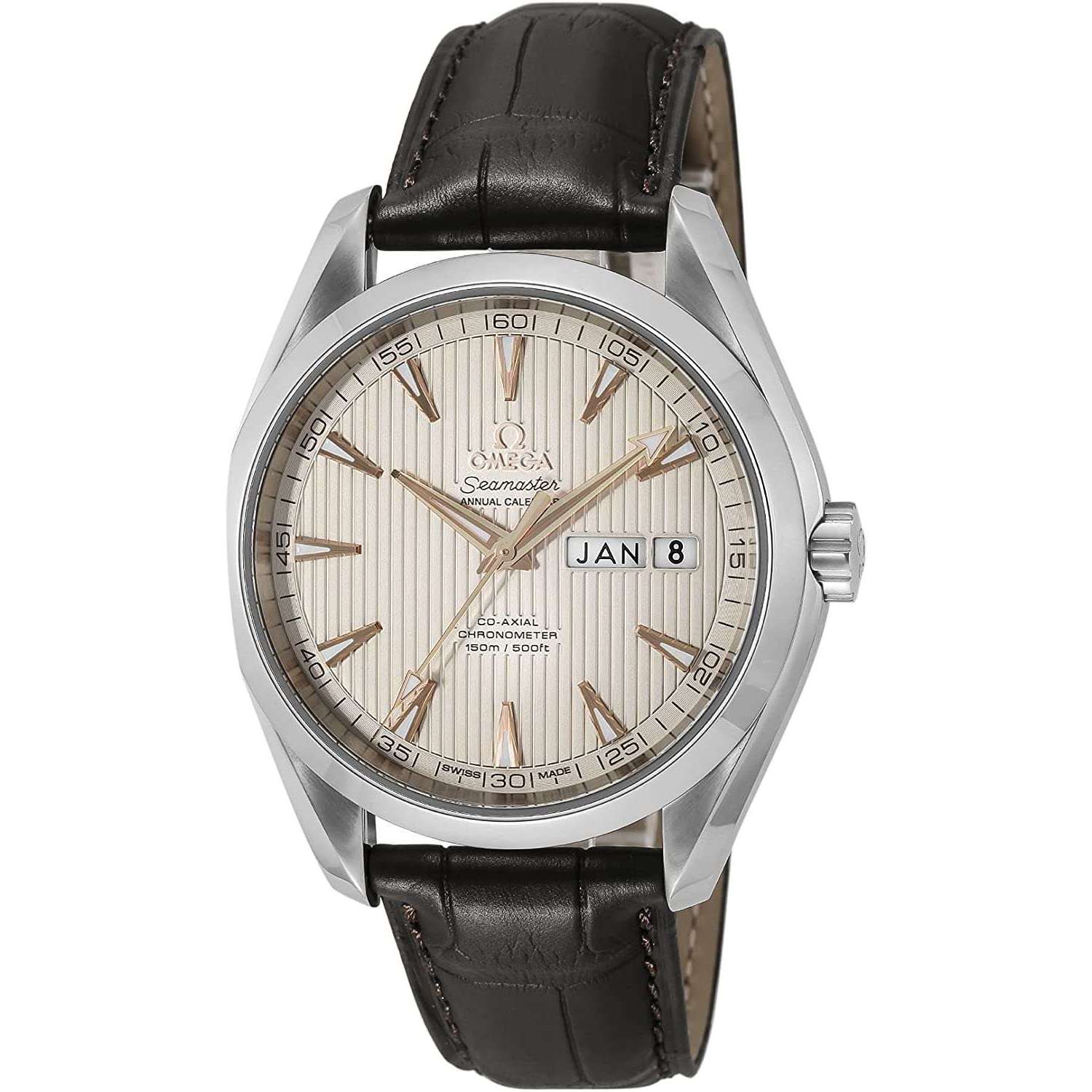 ROOK JAPAN:OMEGA SEAMASTER ANNUAL CALENDAR CO-AXIAL CHRONOMETER 43 MM MEN WATCH 231.13.43.22.02.003,Luxury Watch,Omega