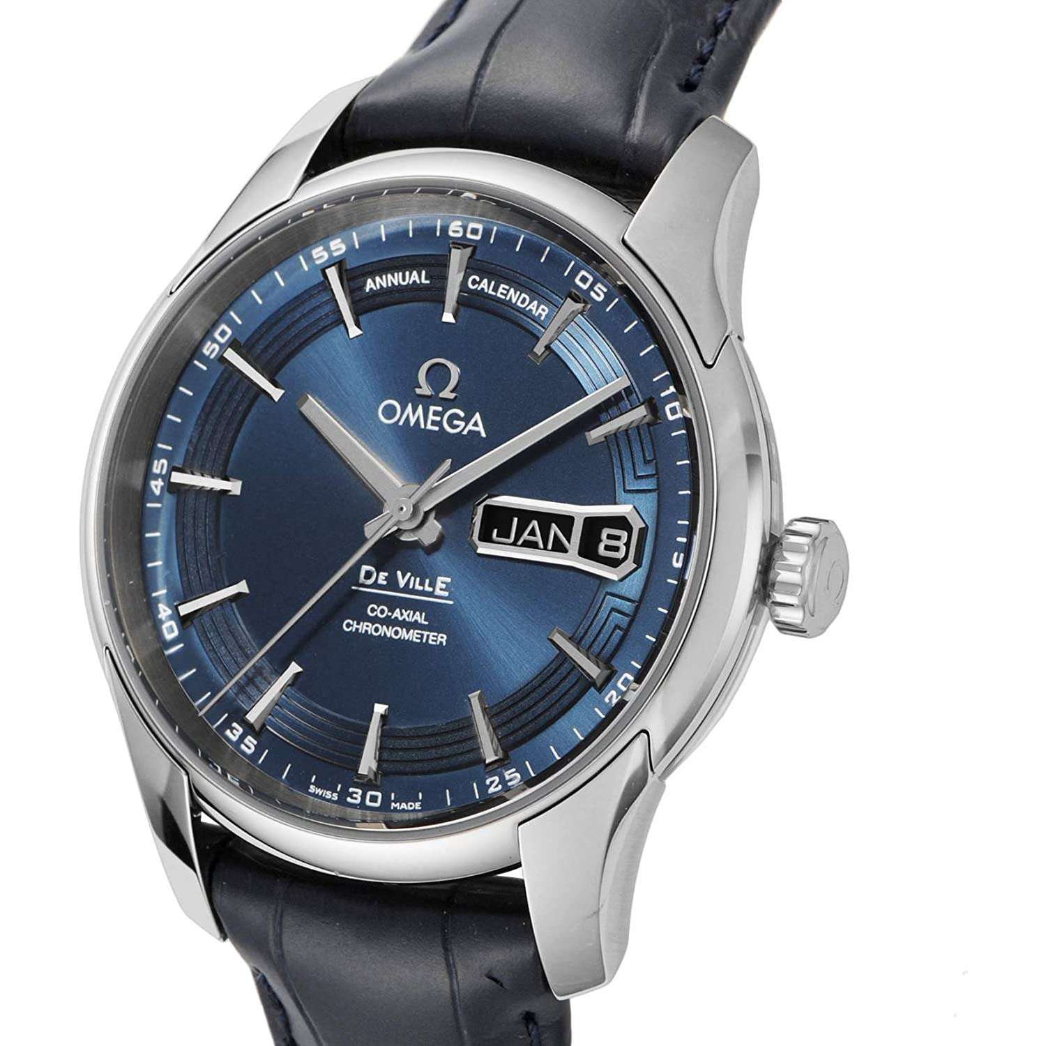 ROOK JAPAN:OMEGA DE VILLE ANNUAL CALENDAR CO‑AXIAL CHRONOMETER 41 MM MEN WATCH 431.33.41.22.03.001,Luxury Watch,Omega