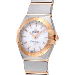 ROOK JAPAN:OMEGA CONSTELLATION QUARTZ 24 MM WOMEN WATCH 123.20.24.60.05.001,Luxury Watch,Omega