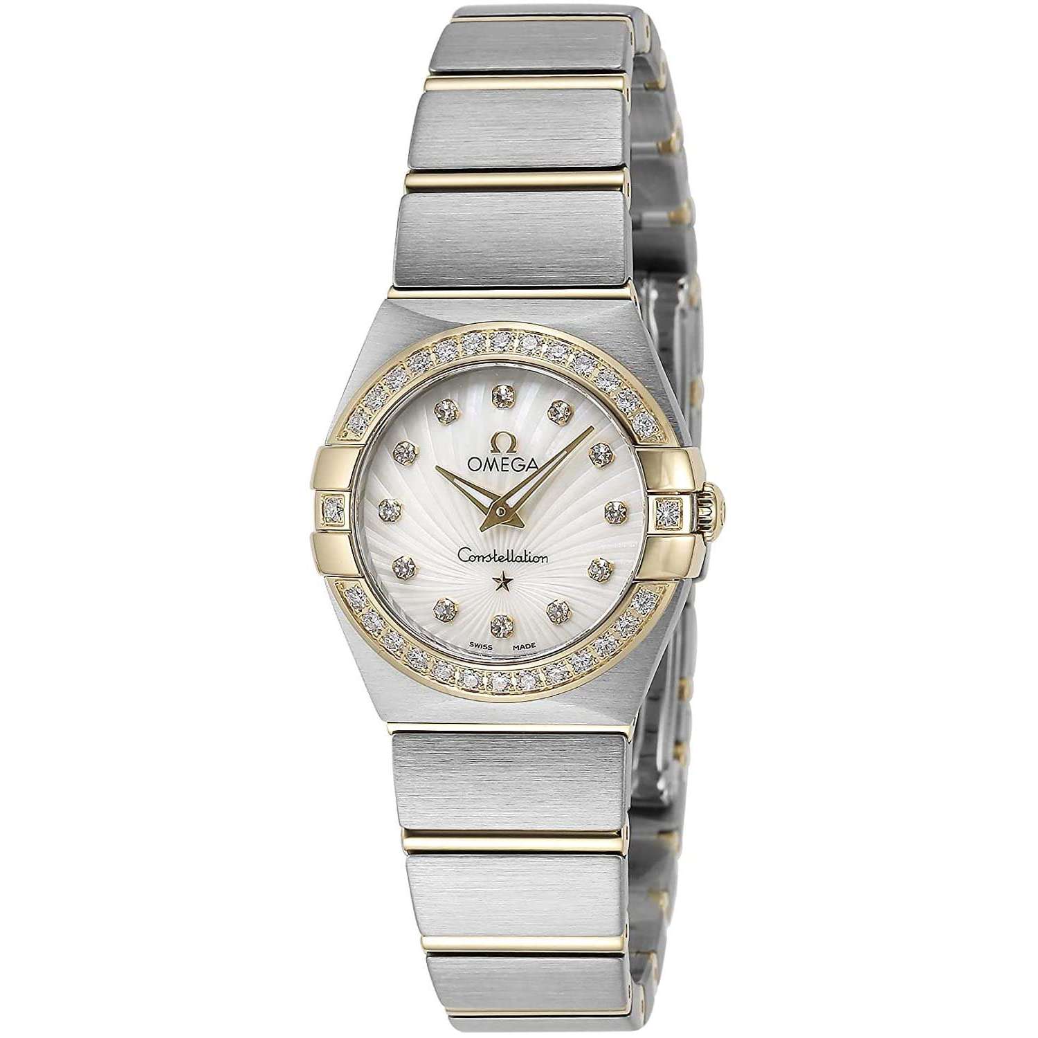 ROOK JAPAN:OMEGA CONSTELLATION QUARTZ 24 MM WOMEN WATCH 123.25.24.60.55.004,Luxury Watch,Omega