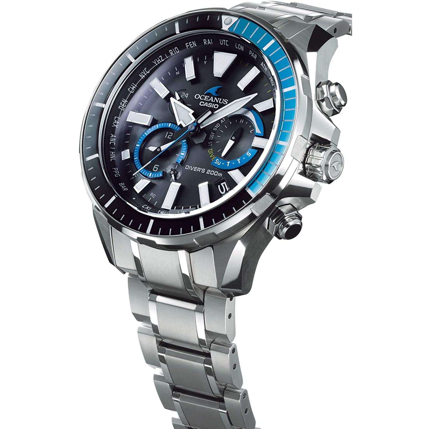 ROOK JAPAN:CASIO OCEANUS CACHALOT JDM MEN WATCH OCW-P2000-1AJF,JDM Watch,Casio Oceanus