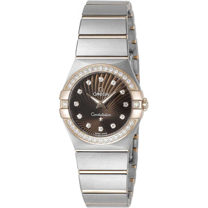 ROOK JAPAN:OMEGA CONSTELLATION QUARTZ 26.5 MM WOMEN WATCH 123.25.27.60.63.001,Luxury Watch,Omega