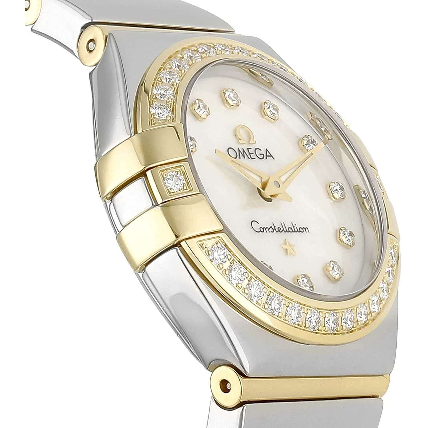 ROOK JAPAN:OMEGA CONSTELLATION QUARTZ 24 MM WOMEN WATCH 123.25.24.60.55.007,Luxury Watch,Omega