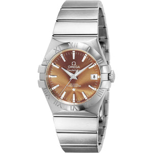 ROOK JAPAN:OMEGA CONSTELLATION C0-AXIAL CHRONOMETER 35MM MEN WATCH 123.10.35.20.10.001,Luxury Watch,Omega