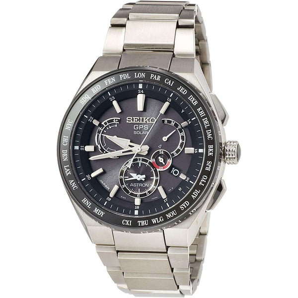 SEIKO ASTRON EXECUTIVE LINE SILVER MEN WATCH SBXB123 - ROOK JAPAN