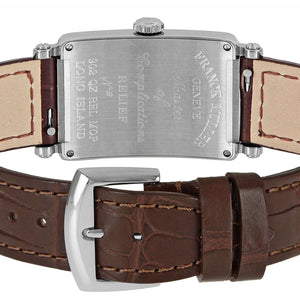 ROOK JAPAN:FRANCK MULLER LONG ISLAND BROWN LEATHER 22.5 MM MEN WATCH 902QZREL-MOP-BRW,Luxury Watch,Franck Muller