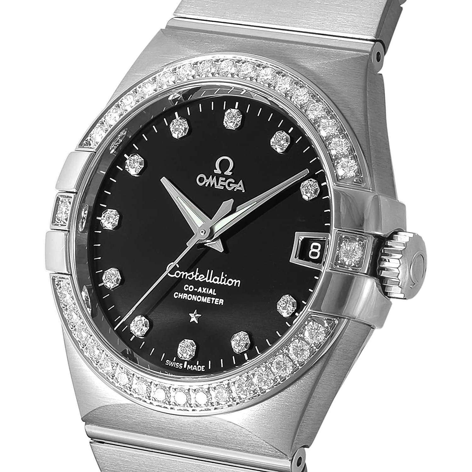 ROOK JAPAN:OMEGA CONSTELLATION CO-AXIAL CHRONOMETER 37.5 MM MEN WATCH 123.55.38.21.51.001,Luxury Watch,Omega