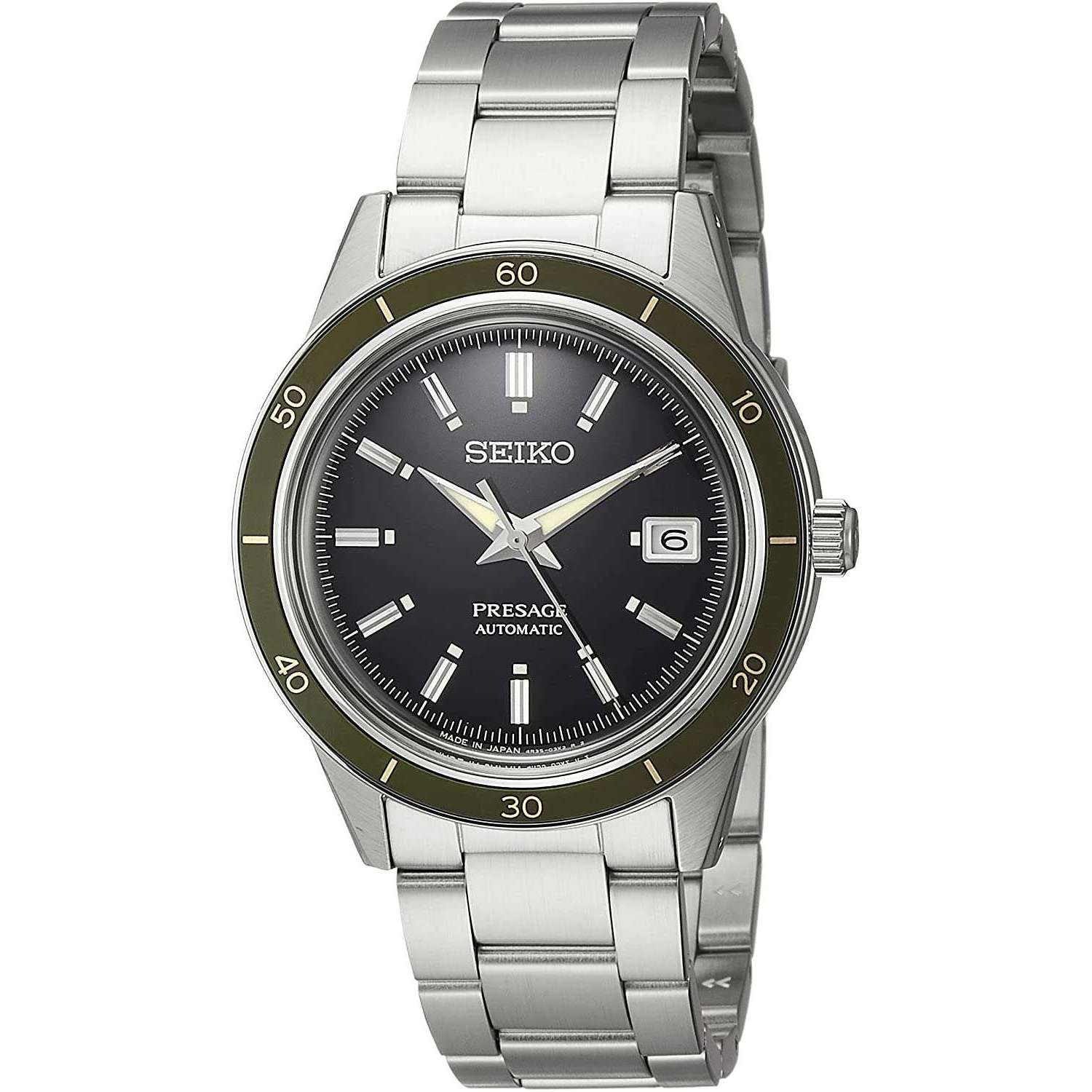 ROOK JAPAN:SEIKO PRESAGE BASIC LINE STYLE 60'S MEN WATCH SARY195,JDM Watch,Seiko Presage