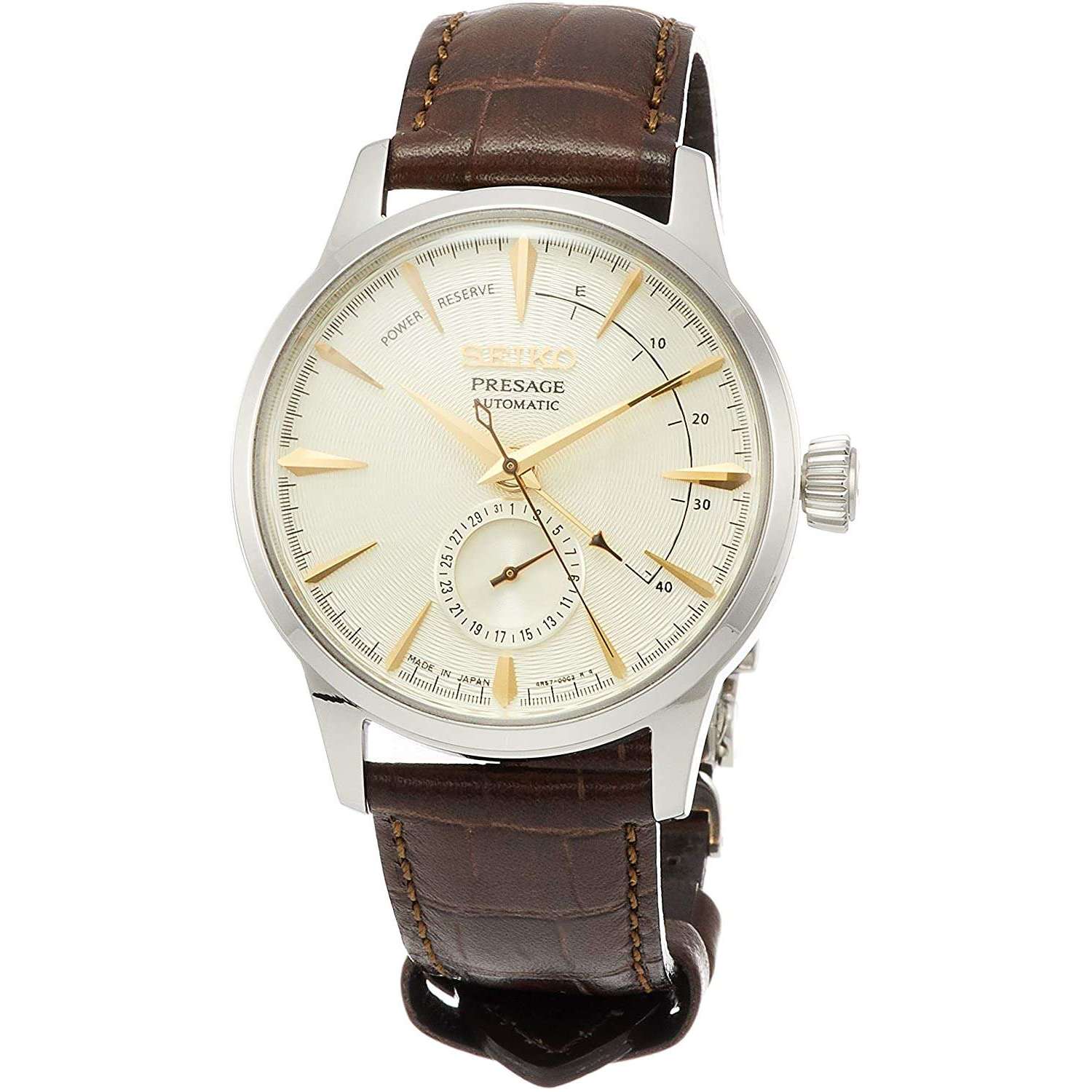 ROOK JAPAN:SEIKO PRESAGE BASIC LINE MECHANICAL CREAM DIAL GIMLET IMAGE MEN WATCH SARY107,JDM Watch,Seiko Presage