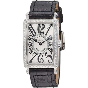 ROOK JAPAN:FRANCK MULLER LONG ISLAND BLACK LEATHER 23 MM WOMEN WATCH 902QZD1R-AC,Luxury Watch,Franck Muller