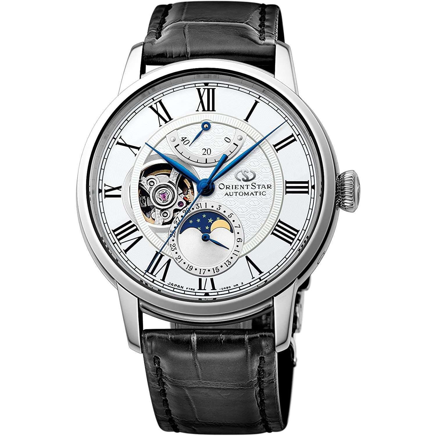 ORIENT STAR CLASSIC COLLECTION MECHANICAL MOON PHASE MEN WATCH RK-AM0001S - ROOK JAPAN