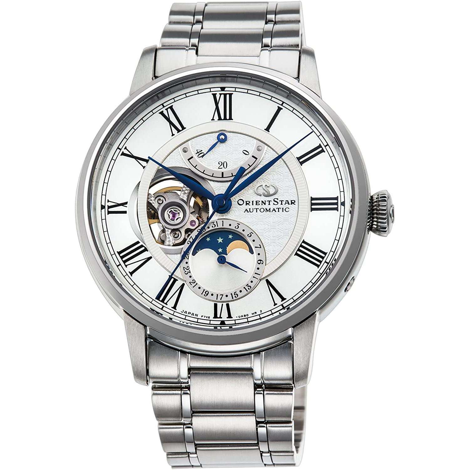 ORIENT STAR CLASSIC COLLECTION MECHANICAL MOON PHASE MEN WATCH RK