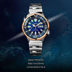 ROOK JAPAN:SEIKO PROSPEX ZIMBE NO.8 BABY TUNA MEN WATCH (1234 Limited) SRPC96,JDM Watch,Zimbe