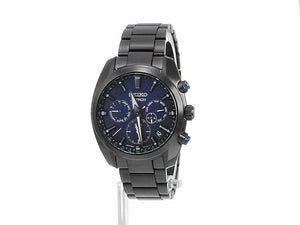 SEIKO ASTRON GPS SOLAR ALL BLACK MEN WATCH SBXC077