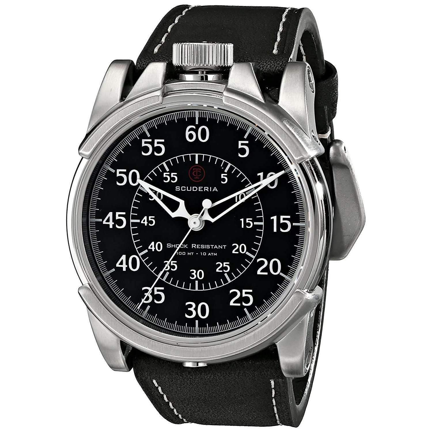 ROOK JAPAN:CT Scuderia Men's CS10208 Analog Display Swiss Quartz Black Watch,Fashion Watch,CT Scuderia