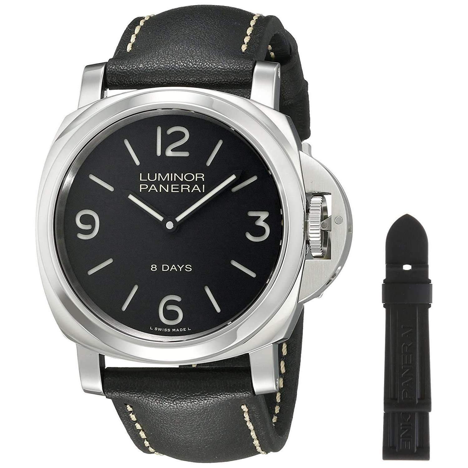 ROOK JAPAN:PANERAI LUMINOR BASE 8 DAYS ACCIAIO - 44MM MEN WATCH PAM00560,Luxury Watch,Panerai Luminor