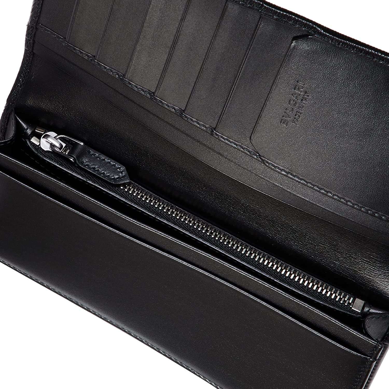 ROOK JAPAN:BVLGARI SERPENTI SCAGLIE BLACK MEN WALLET 280922,Accessories,Bvlgari Accessories