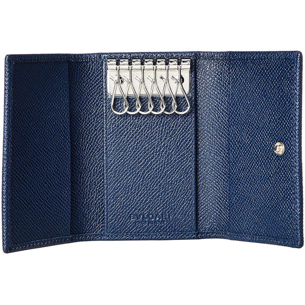 BVLGARI BLUE MEN KEY HOLDER WALLET 39318 - ROOK JAPAN