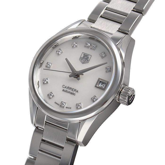 ROOK JAPAN:TAG HEUER CARRERA AUTOMATIC STAINLESS STEEL WOMEN WATCH WAR2414.BA0776,Luxury Watch,Tag Heuer Carrera